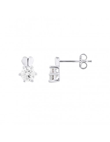 Boucles d'Oreilles "SOLITAIRES" avec...