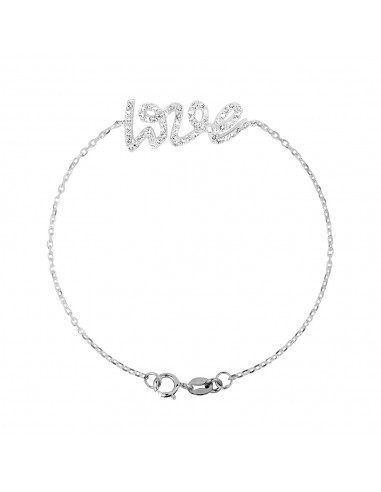 Bracelet "Love" Ensemble avec Oxydes...