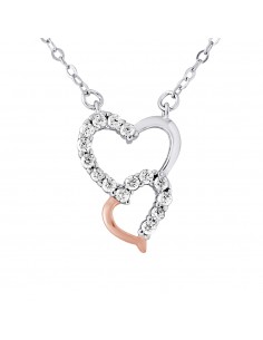 Collier motif "DOUBLE CUR" 