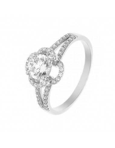 Bague Solitaire en Argent 925...