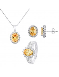 PARURE motif "OVALE"...