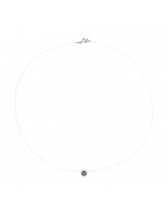 Collier Solitaire Oxyde de...