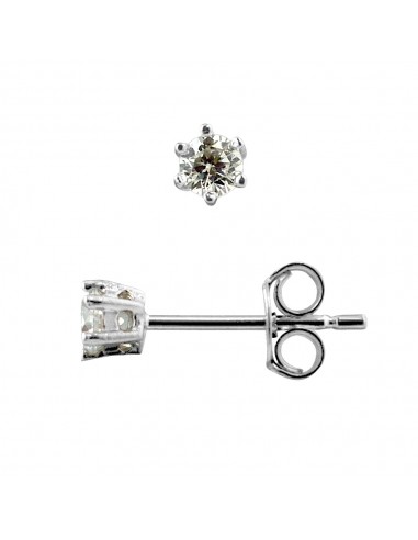 Boucles d'Oreilles Solitaire 4 mm...